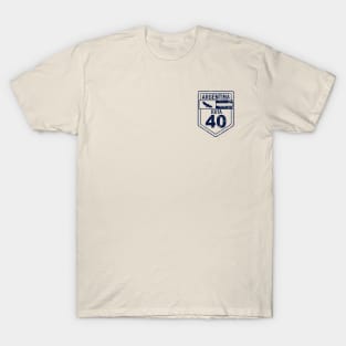 Argentina Ruta 40 (distressed - small logo)) T-Shirt